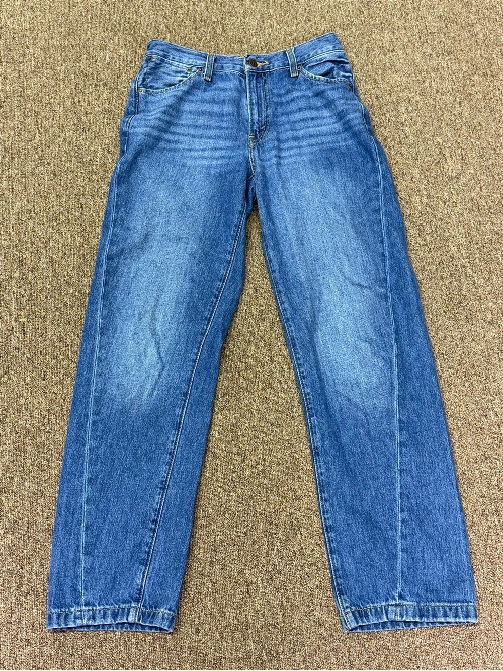 Levi's 94 Baggy Barrel Wide Leg Jeans Blue Denim 100% Cotton Women’s, Size 26